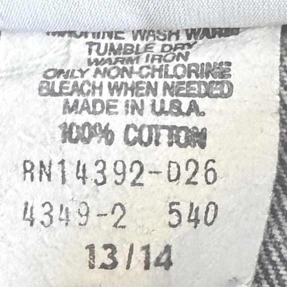 Vintage Carlyle Y2K Denim Pencil Skirt Bow Back Slit High Waist 100% Cotton 14 - Picture 9 of 9